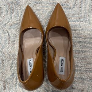 Steve Madden Women's Brown Patent Heels